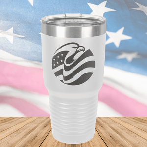 Eagle Flag Tumbler - Stainless Steel - 2574 -