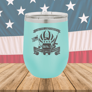 2nd Amendment Bill of Rights Eagle Tumbler - Stainless Steel - 2575 -