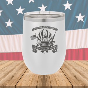 2nd Amendment Bill of Rights Eagle Tumbler - Stainless Steel - 2575 -