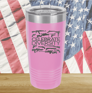 Celebrate Diversity Guns Tumbler - Stainless Steel - 2580 -