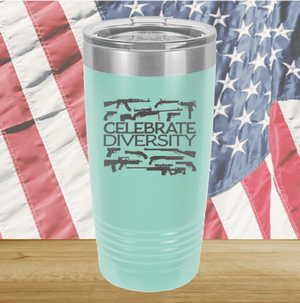 Celebrate Diversity Guns Tumbler - Stainless Steel - 2580 -