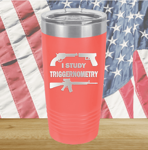 I Study Triggernometry Guns Tumbler - Stainless Steel - 2581 -