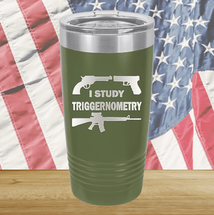 I Study Triggernometry Guns Tumbler - Stainless Steel - 2581 -