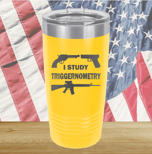 I Study Triggernometry Guns Tumbler - Stainless Steel - 2581 -