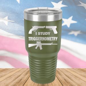 I Study Triggernometry Guns Tumbler - Stainless Steel - 2581 -