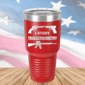 I Study Triggernometry Guns Tumbler - Stainless Steel - 2581 -