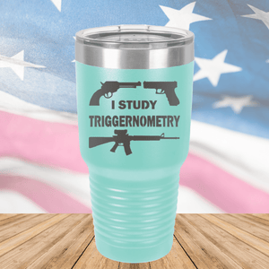 I Study Triggernometry Guns Tumbler - Stainless Steel - 2581 -