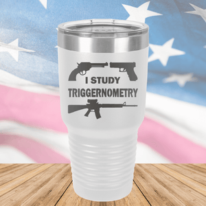 I Study Triggernometry Guns Tumbler - Stainless Steel - 2581 -