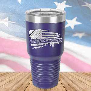 United We Stand Disarmed We Fall Tumbler - Stainless Steel - 2584 -