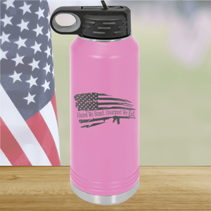 United We Stand Disarmed We Fall Tumbler - Stainless Steel - 2584 -