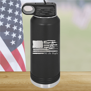 We the People Flag with Guns Tumbler - Stainless Steel - 2586 -