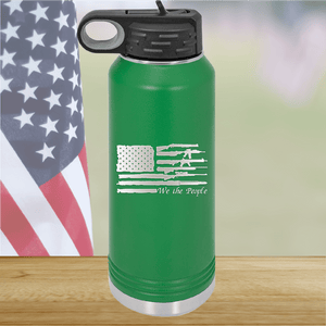 We the People Flag with Guns Tumbler - Stainless Steel - 2586 -