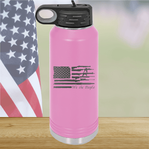 We the People Flag with Guns Tumbler - Stainless Steel - 2586 -