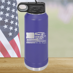 We the People Flag with Guns Tumbler - Stainless Steel - 2586 -