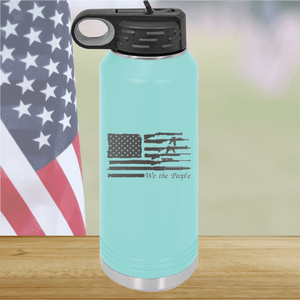 We the People Flag with Guns Tumbler - Stainless Steel - 2586 -