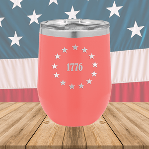 Betsy Ross Stars 1776 Tumbler - Stainless Steel - 2588 -