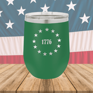 Betsy Ross Stars 1776 Tumbler - Stainless Steel - 2588 -