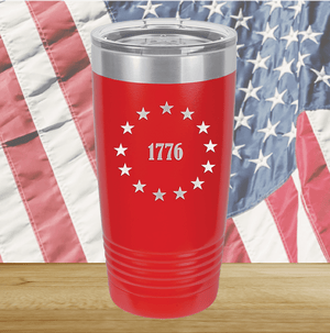 Betsy Ross Stars 1776 Tumbler - Stainless Steel - 2588 -