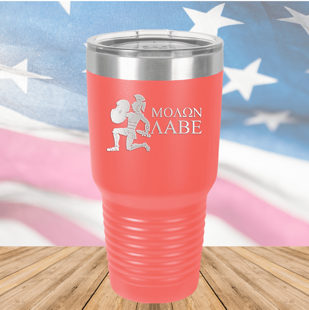 Molon Labe 2 Tumbler - Stainless Steel - 2591 -
