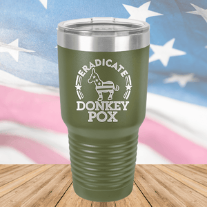 Eradicate Donkey Pox 2 Tumbler - Stainless Steel - 2606 -