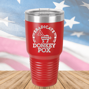 Eradicate Donkey Pox 2 Tumbler - Stainless Steel - 2606 -