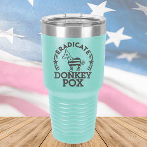 Eradicate Donkey Pox 2 Tumbler - Stainless Steel - 2606 -