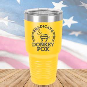 Eradicate Donkey Pox 2 Tumbler - Stainless Steel - 2606 -