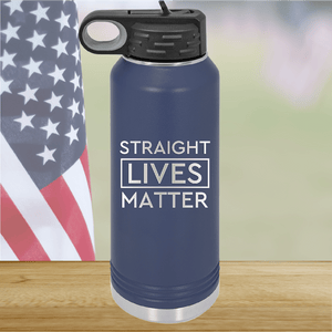 Straight Lives Matter Tumbler - Stainless Steel - 2612 -