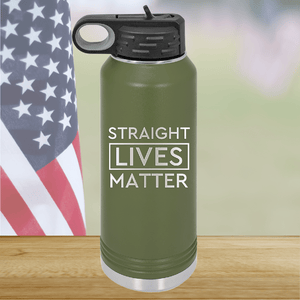 Straight Lives Matter Tumbler - Stainless Steel - 2612 -