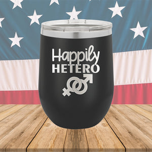 Happily Hetero Tumbler - Stainless Steel - 2615 -