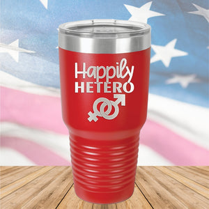 Happily Hetero Tumbler - Stainless Steel - 2615 -