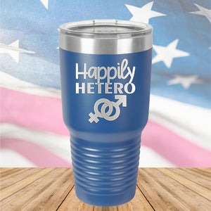 Happily Hetero Tumbler - Stainless Steel - 2615 -