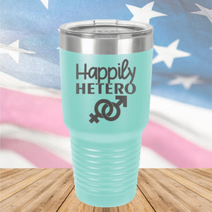 Happily Hetero Tumbler - Stainless Steel - 2615 -