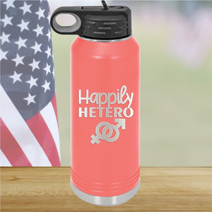 Happily Hetero Tumbler - Stainless Steel - 2615 -