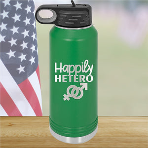 Happily Hetero Tumbler - Stainless Steel - 2615 -