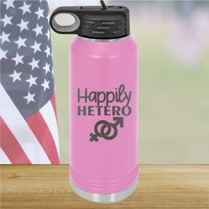 Happily Hetero Tumbler - Stainless Steel - 2615 -