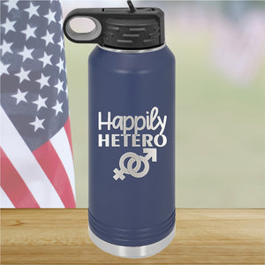 Happily Hetero Tumbler - Stainless Steel - 2615 -