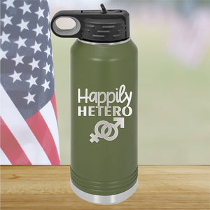 Happily Hetero Tumbler - Stainless Steel - 2615 -