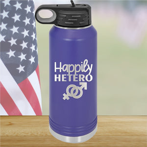 Happily Hetero Tumbler - Stainless Steel - 2615 -