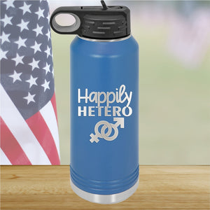 Happily Hetero Tumbler - Stainless Steel - 2615 -