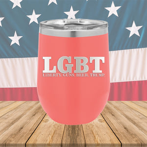 LGBT Liberty Guns Beer Trump 1 Tumbler - Stainless Steel - 2616 -