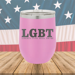 LGBT Liberty Guns Beer Trump 1 Tumbler - Stainless Steel - 2616 -