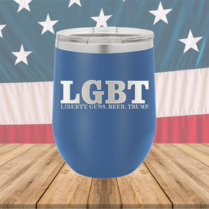 LGBT Liberty Guns Beer Trump 1 Tumbler - Stainless Steel - 2616 -