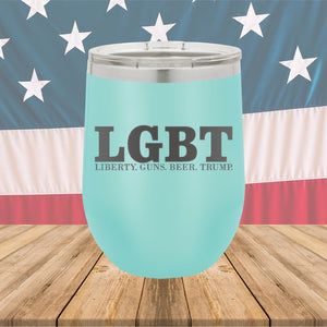 LGBT Liberty Guns Beer Trump 1 Tumbler - Stainless Steel - 2616 -