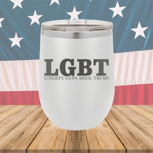 LGBT Liberty Guns Beer Trump 1 Tumbler - Stainless Steel - 2616 -