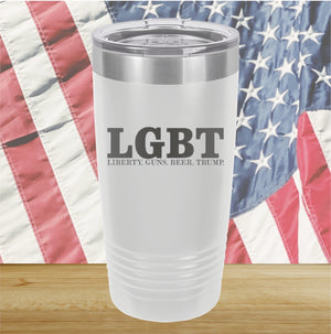 LGBT Liberty Guns Beer Trump 1 Tumbler - Stainless Steel - 2616 -