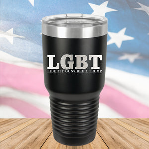 LGBT Liberty Guns Beer Trump 1 Tumbler - Stainless Steel - 2616 -