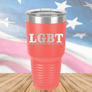 LGBT Liberty Guns Beer Trump 1 Tumbler - Stainless Steel - 2616 -