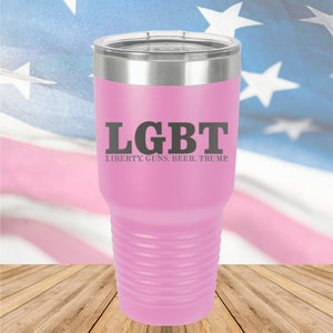 LGBT Liberty Guns Beer Trump 1 Tumbler - Stainless Steel - 2616 -