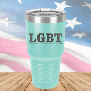 LGBT Liberty Guns Beer Trump 1 Tumbler - Stainless Steel - 2616 -